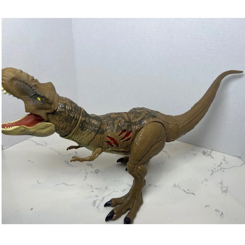 Mattel Jurassic World Extreme Damage Tyrannosaurus Rex T-Rex‎ Dinosaur Figure
